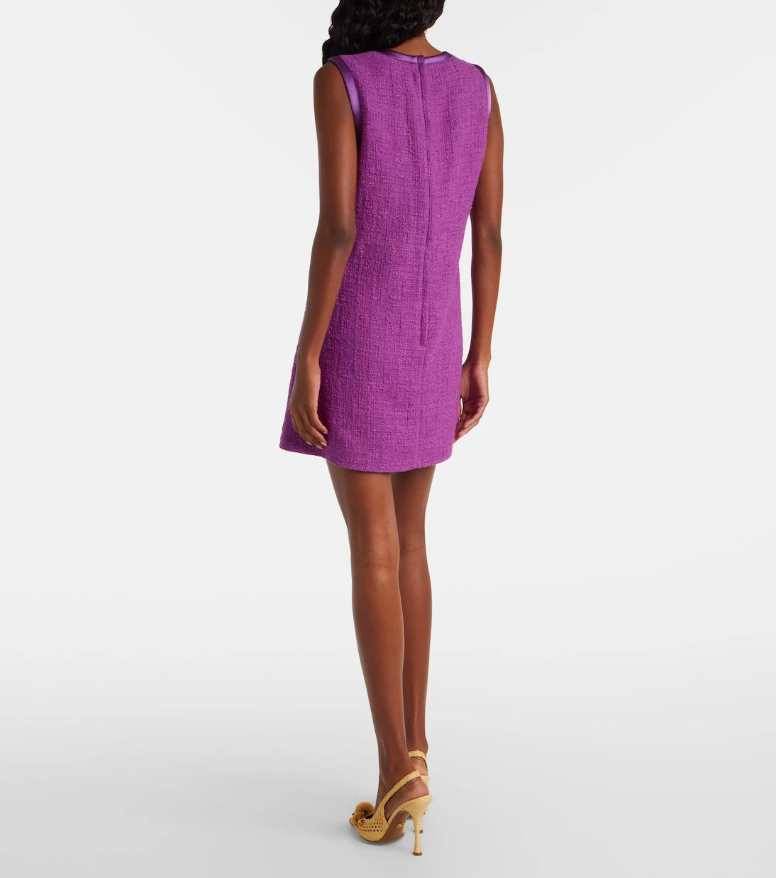 Dolce&Gabbana - Cotton and silk-blend minidress
