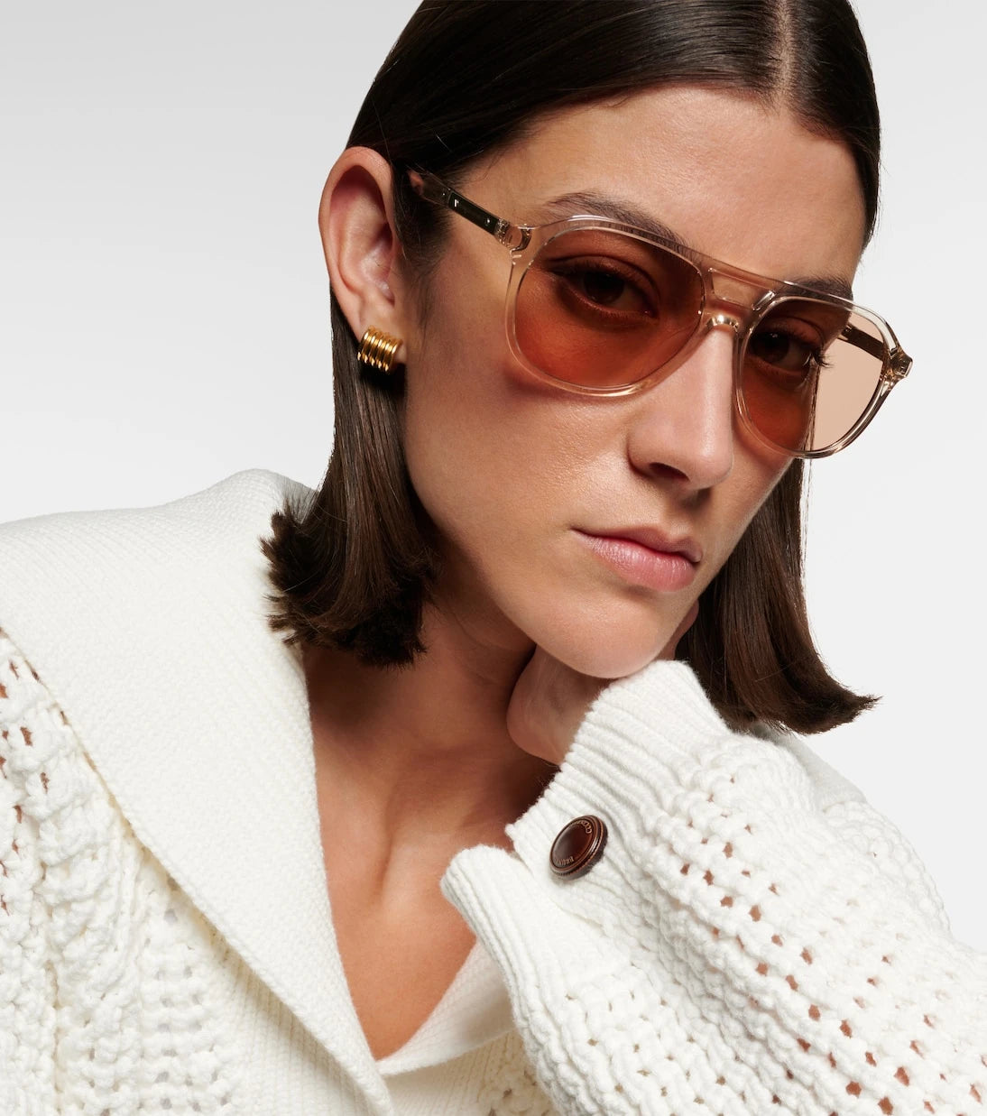 Brunello Cucinelli - Sartorial Sunset aviator sunglasses