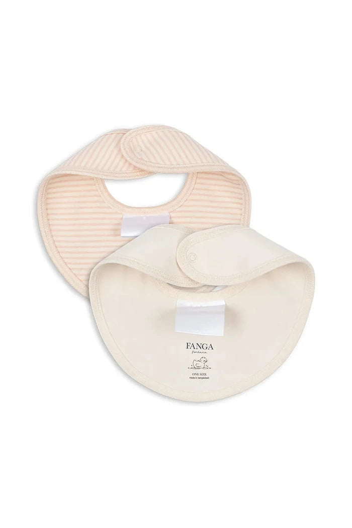 Fanga Fontana FIO STRIPE 2 PACK BIBS OCS Çift Taraflı Bebek Önlüğü (2 Adet)