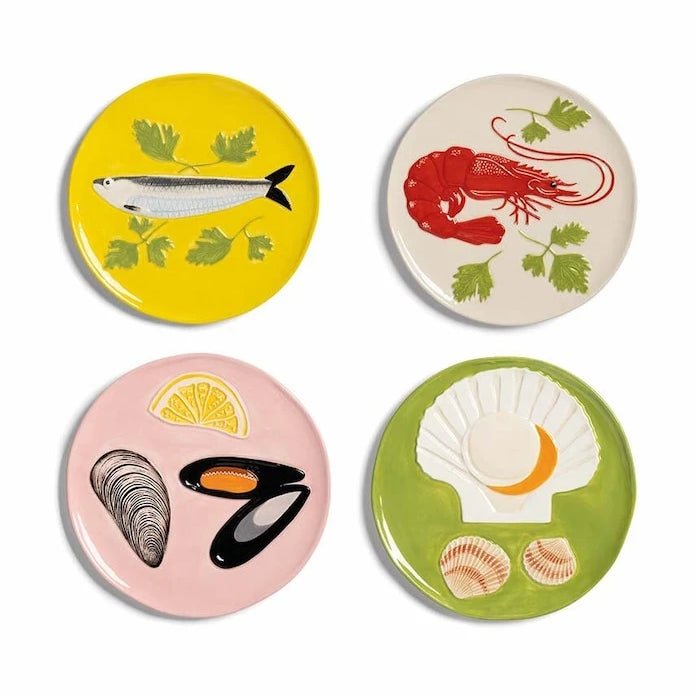 Комплект чинии &k amsterdam Plate de la mer set (4 броя)