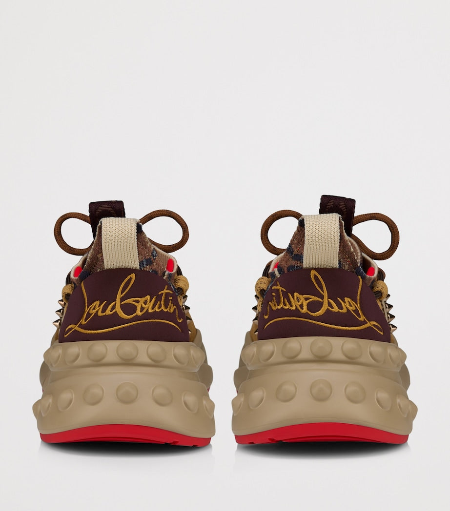 Christian Louboutin Red Trailnrun Sneakers