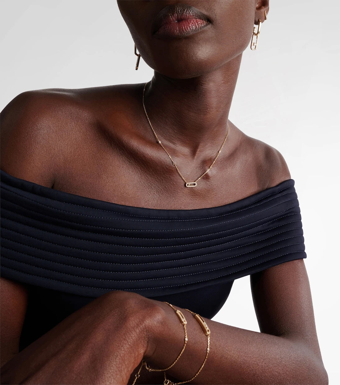 Messika - Move Uno 18kt gold necklace with diamonds