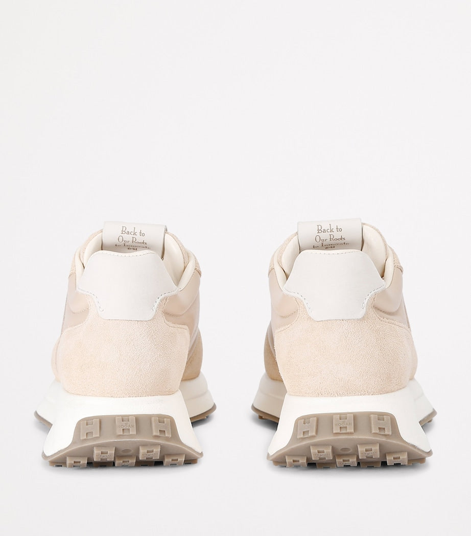Nude Suede-Blend H641 Sneakers