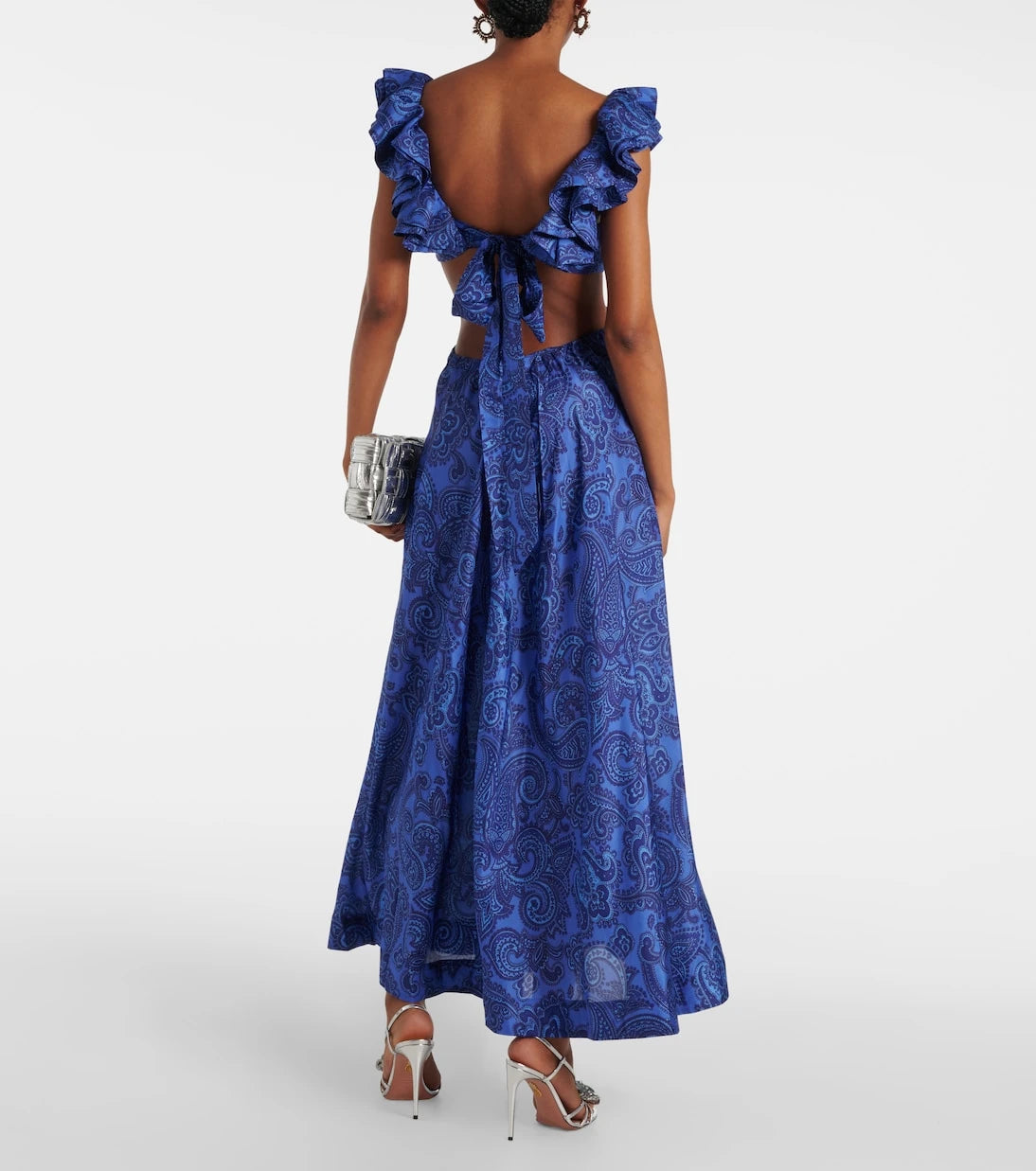 Zimmermann - Ruffled paisley silk midi dress