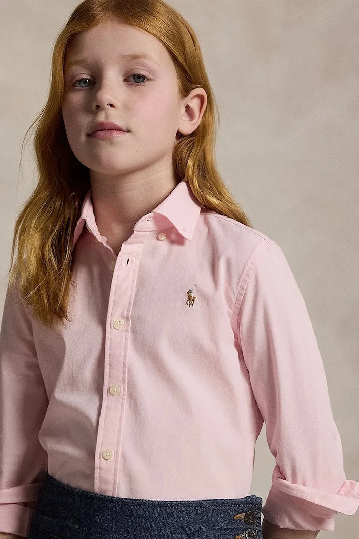 Детска памучна риза Polo Ralph Lauren