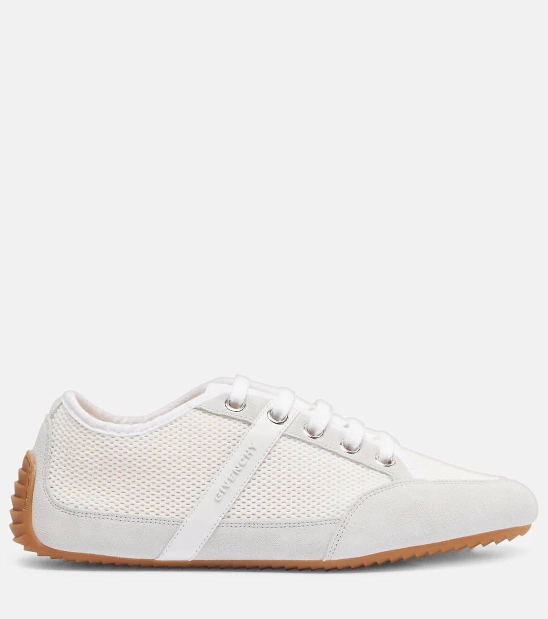 Givenchy - Slim suede-trimmed sneakers