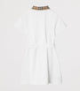 Burberry Kids White Check Collar Polo Dress (3-12 Years)