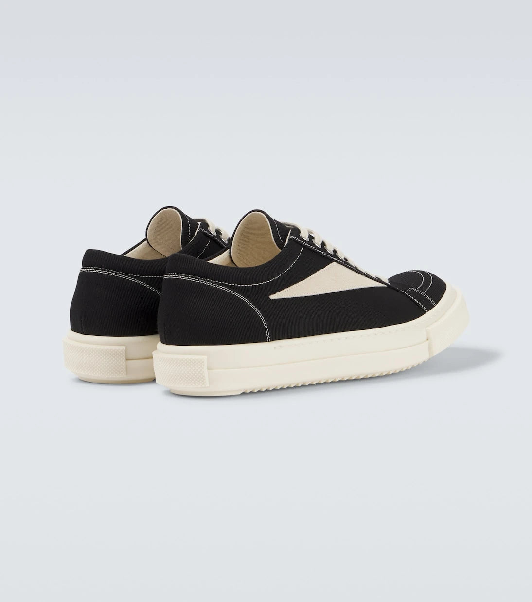 Rick Owens - Vintage suede-trimmed canvas sneakers