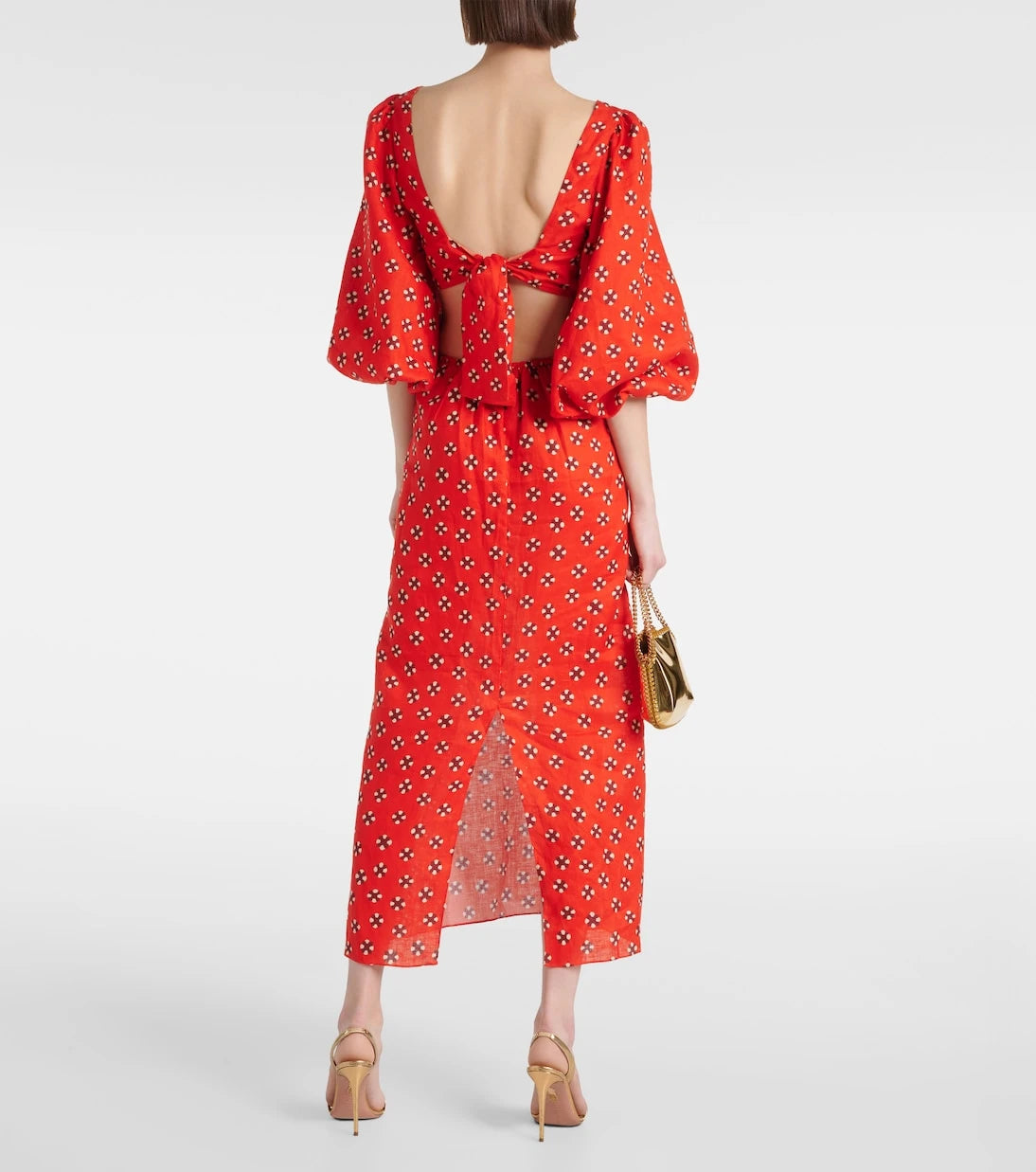 Johanna Ortiz - Printed linen midi dress
