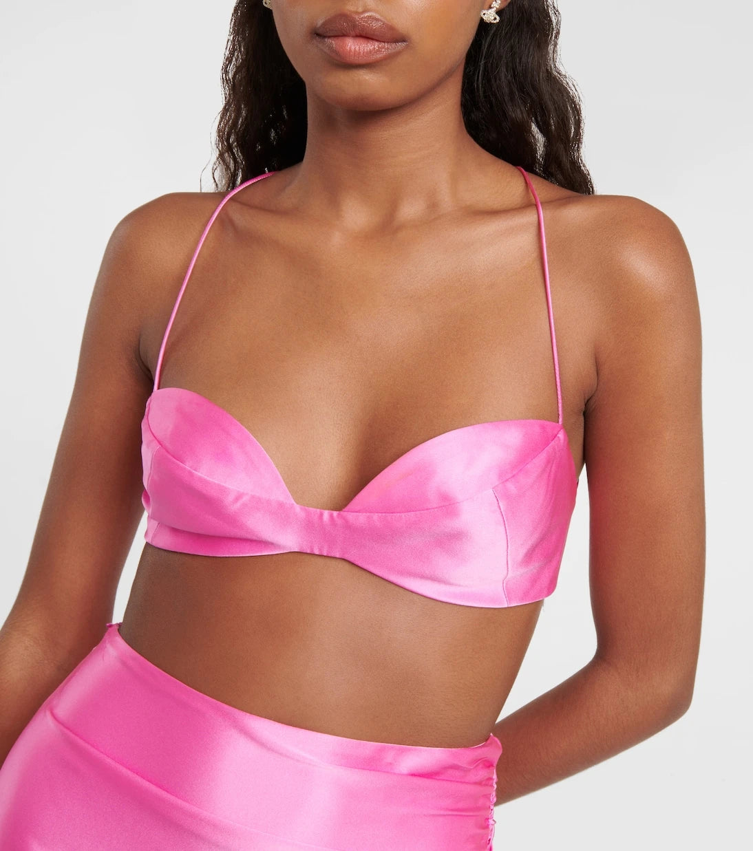 The Sei - Silk charmeuse bra top