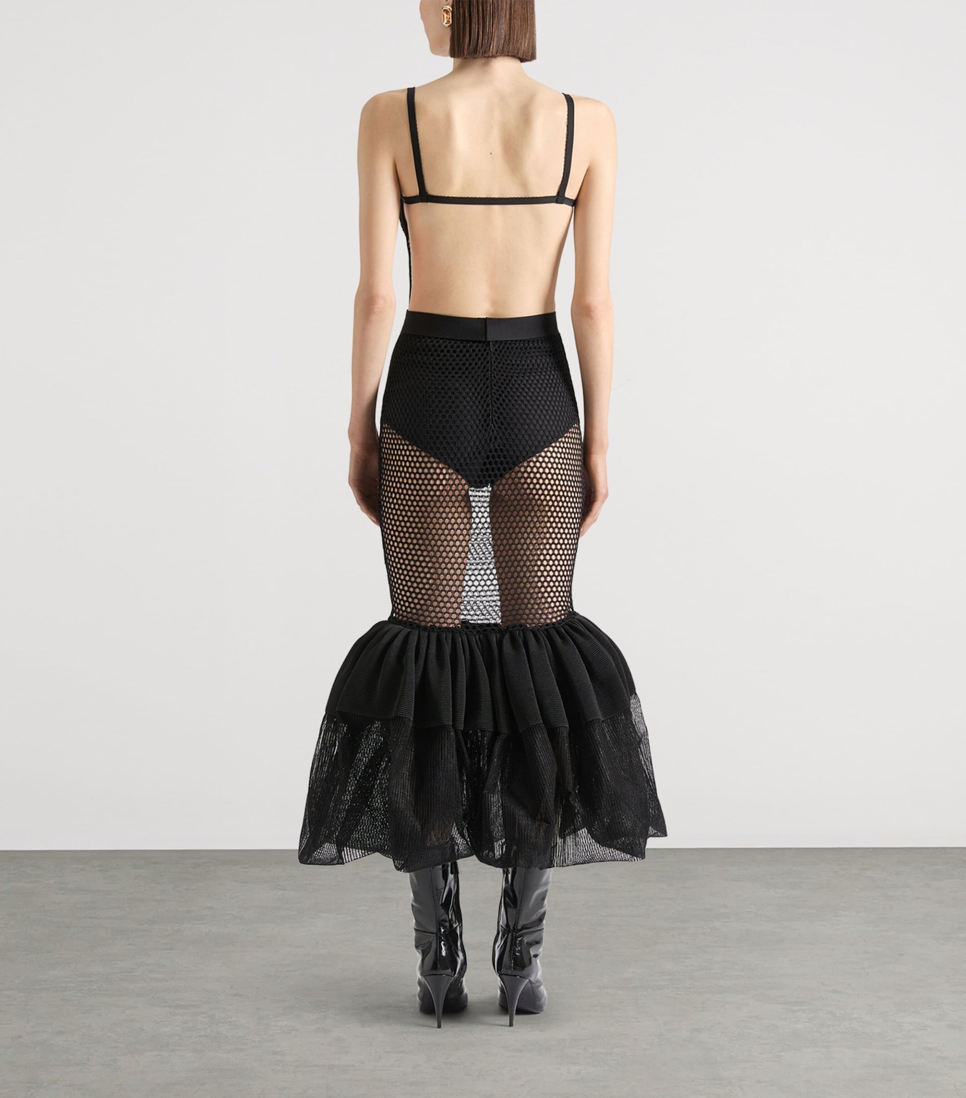 Givenchy Black Knit Midi Dress