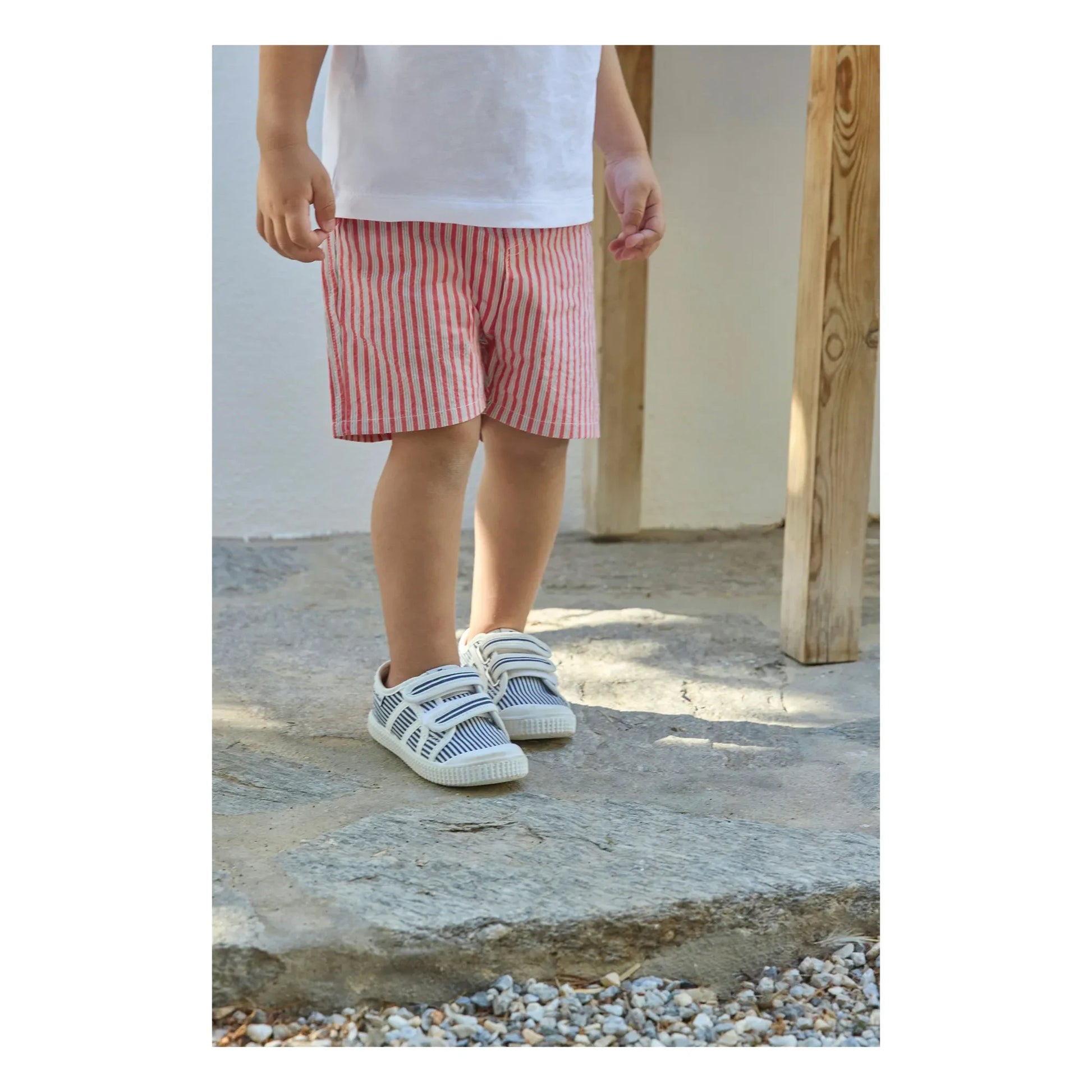 Tartine et Chocolat - Striped shorts | Red