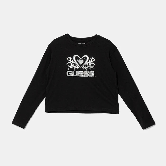 Детска блуза с дълги ръкави Guess