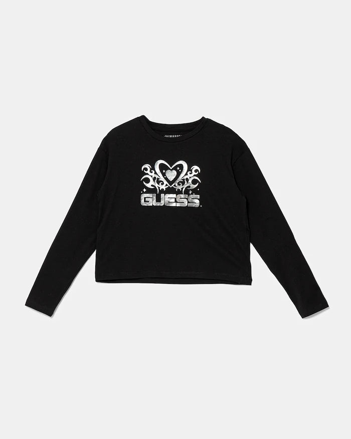Детска блуза с дълги ръкави Guess