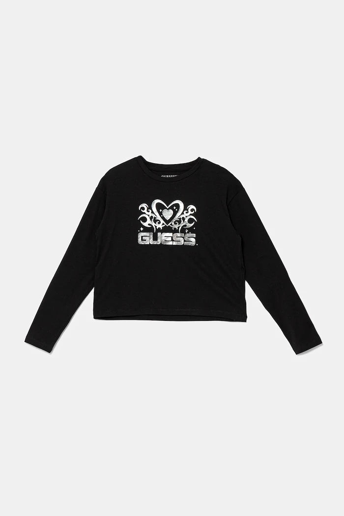 Детска блуза с дълги ръкави Guess