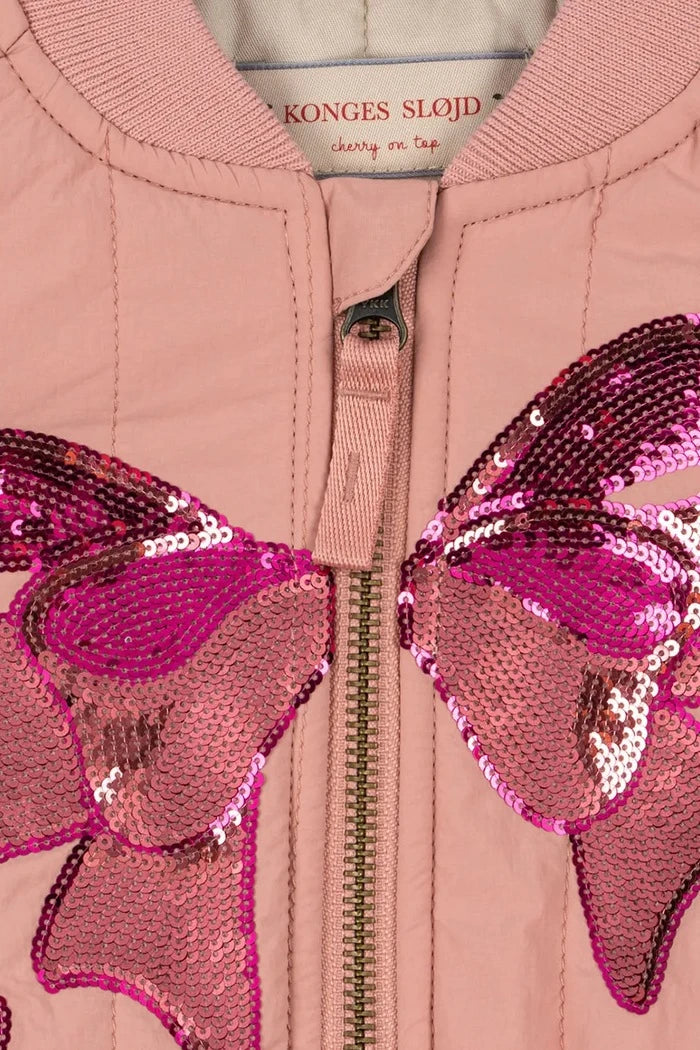 Детско яке бомбър Konges Sløjd JUNO SEQUIN BOMBER JACKET