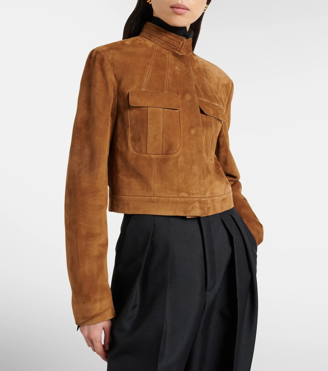 Tom Ford - Cropped suede jacket
