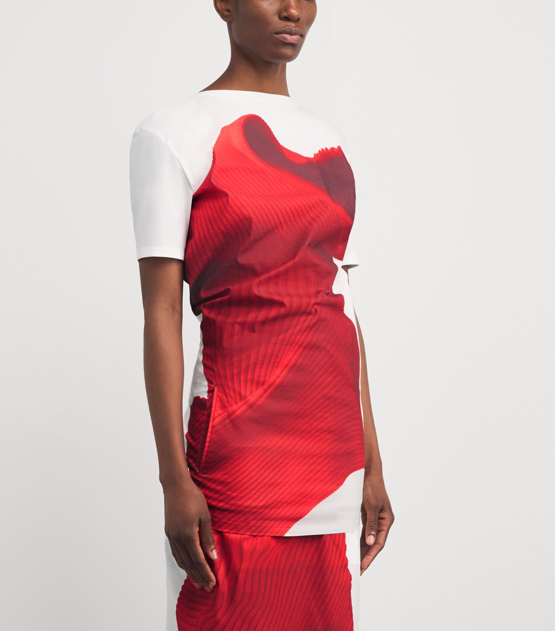 Cotton-Blend Knit As Represented Top