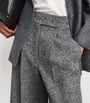Max Mara Multi Wool-Silk Tweed Trousers