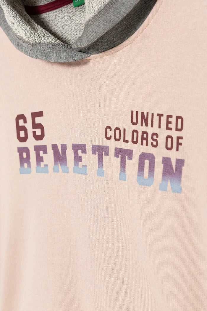 United Colors of Benetton Çocuk Pamuklu Sweatshirt