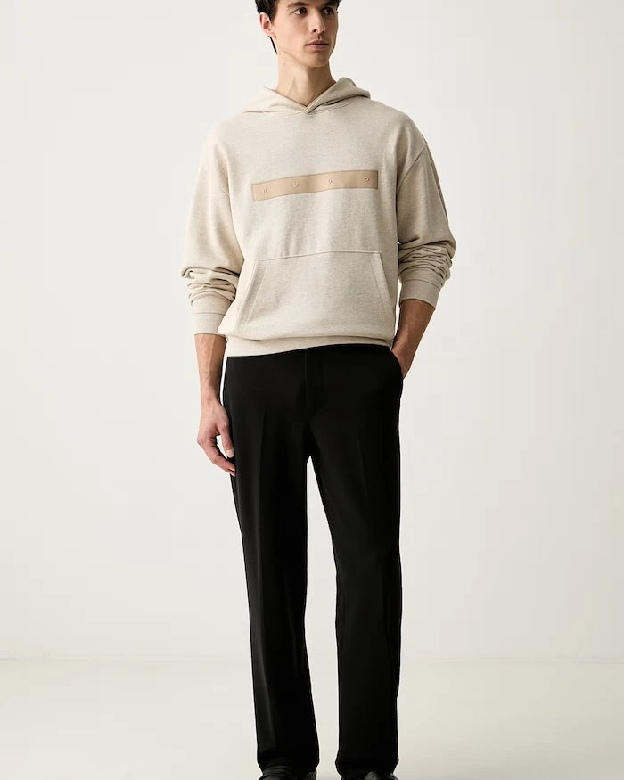 HUGO kapüşonlu erkek pamuklu sweatshirt Dalilong