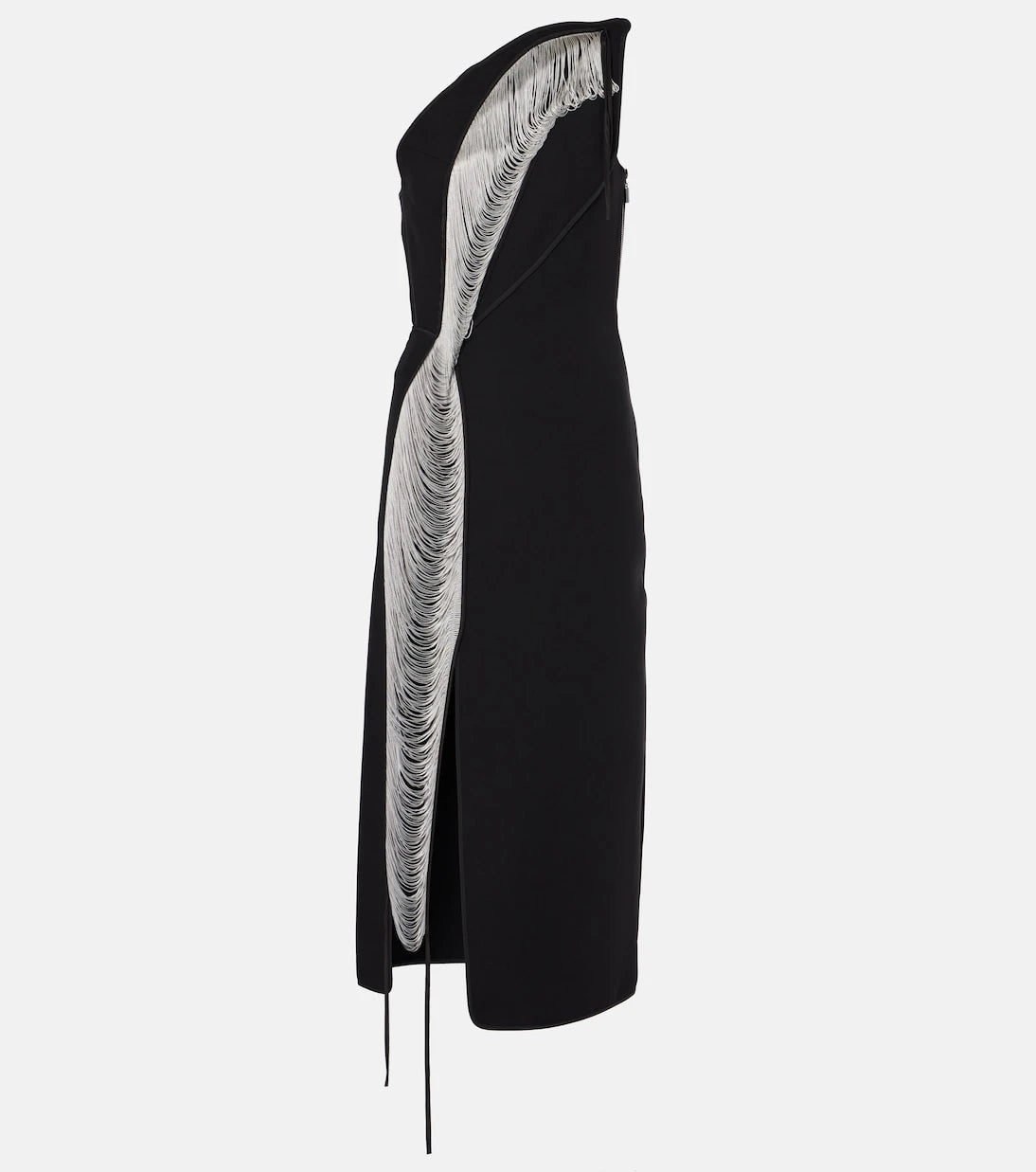Maticevski - Fringed midi dress