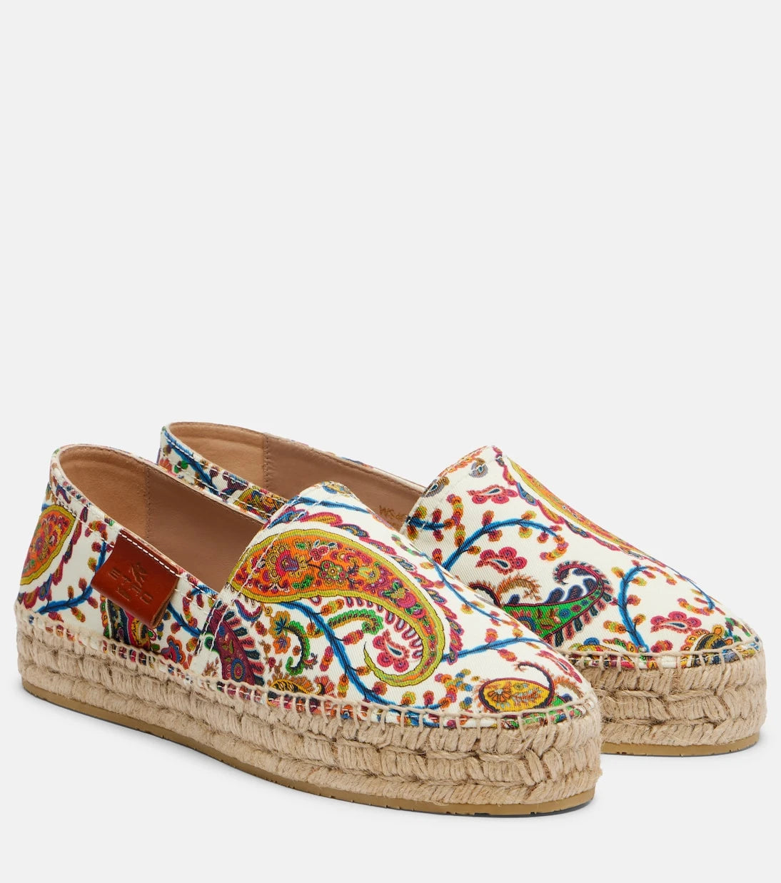 Etro - Paisley canvas espadrilles