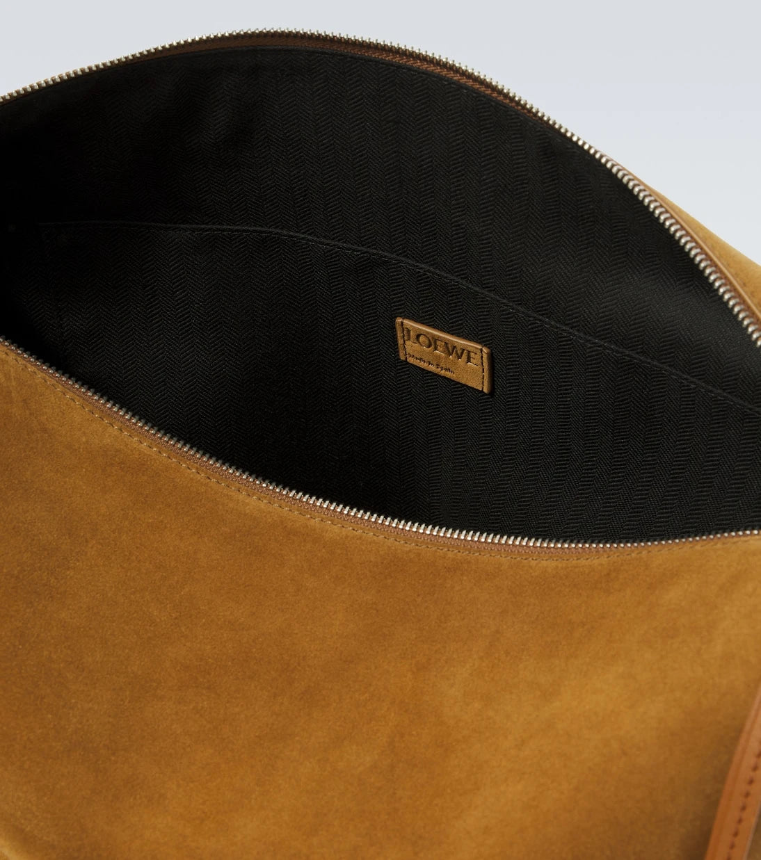 Loewe - Loop Large suede shoulder bag