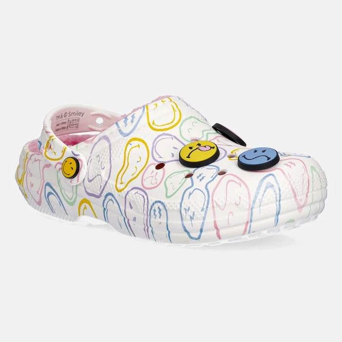 Чехли Crocs Smiley Classic Lined Clog