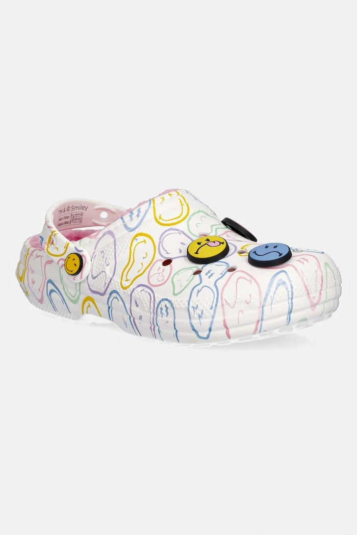Чехли Crocs Smiley Classic Lined Clog