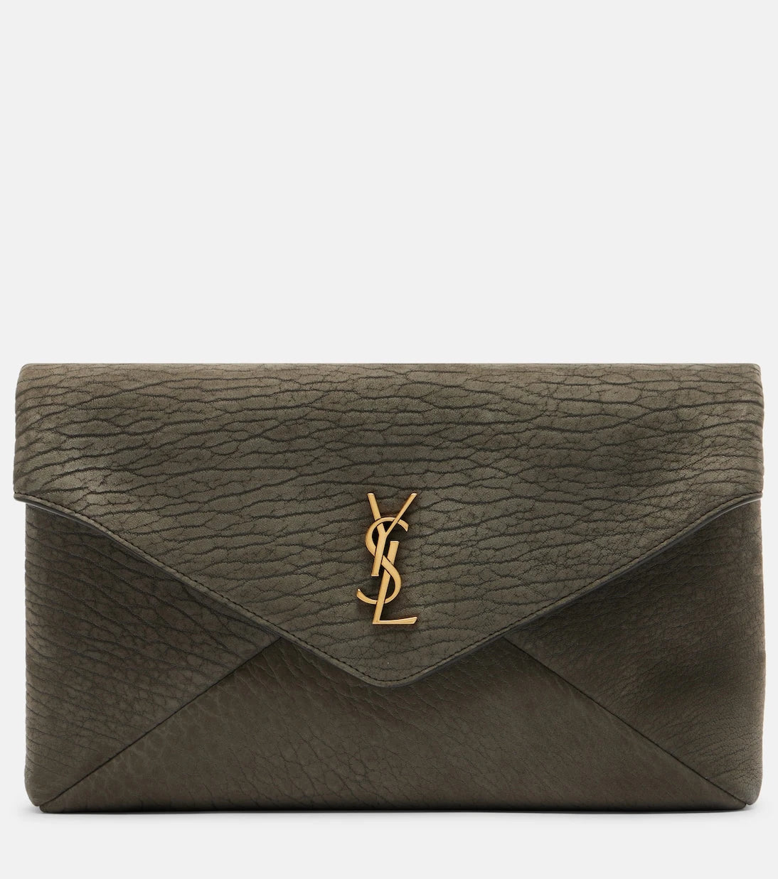 Saint Laurent - Cassandre Large leather pouch