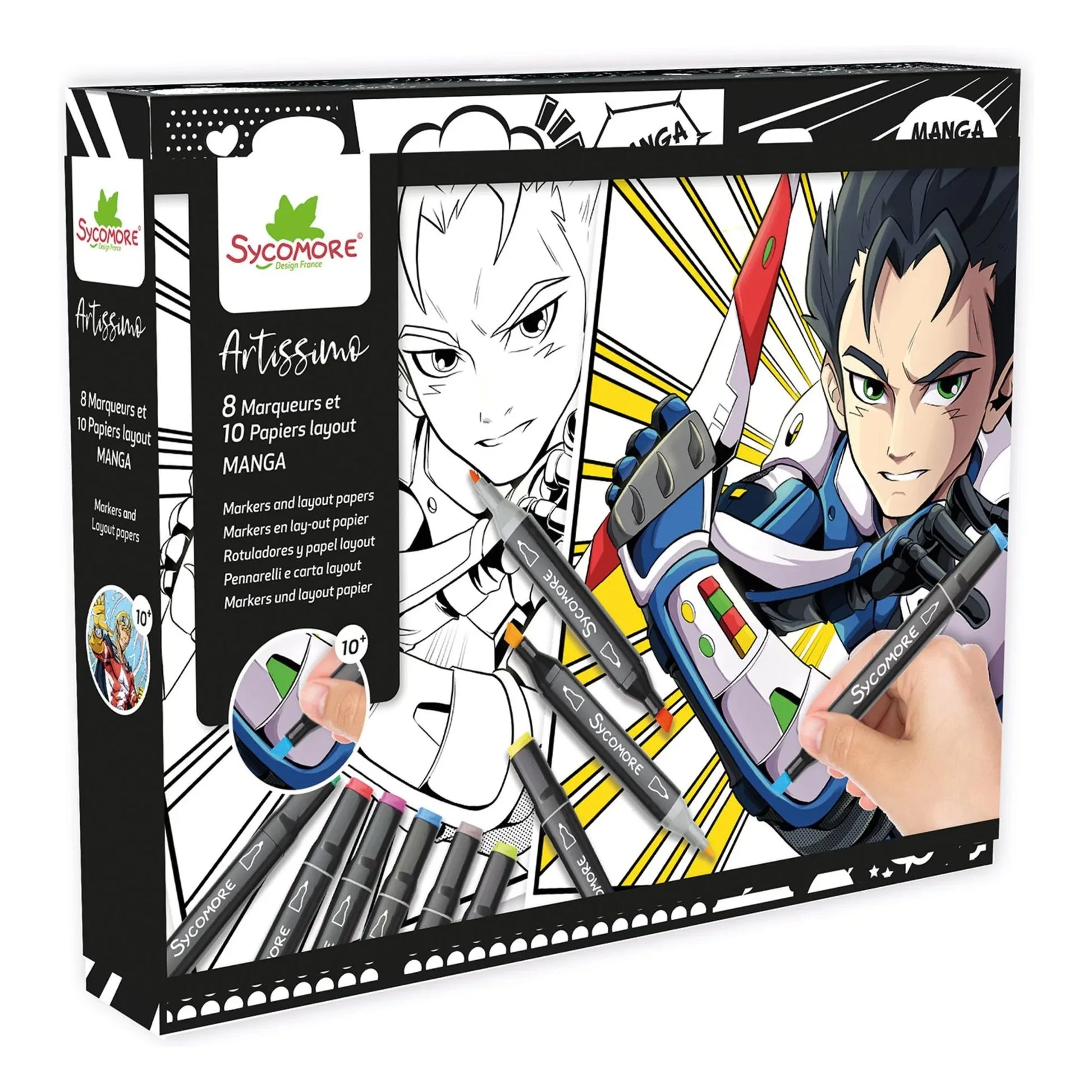 Sycomore - Manga - Layout and Hero markers