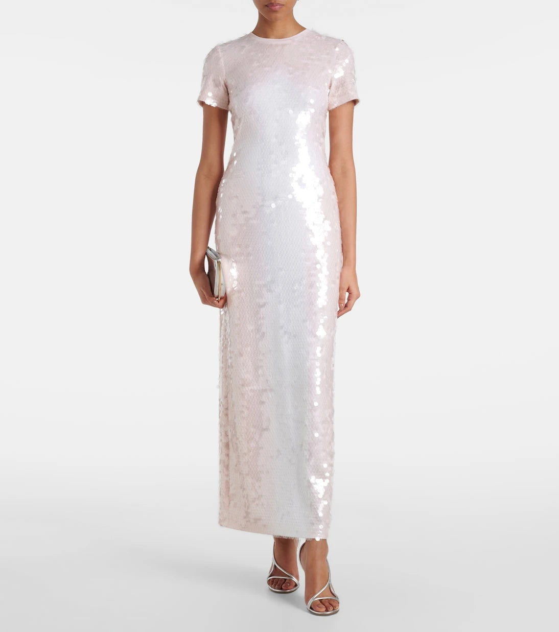 Sportmax - Sequined jersey maxi dress