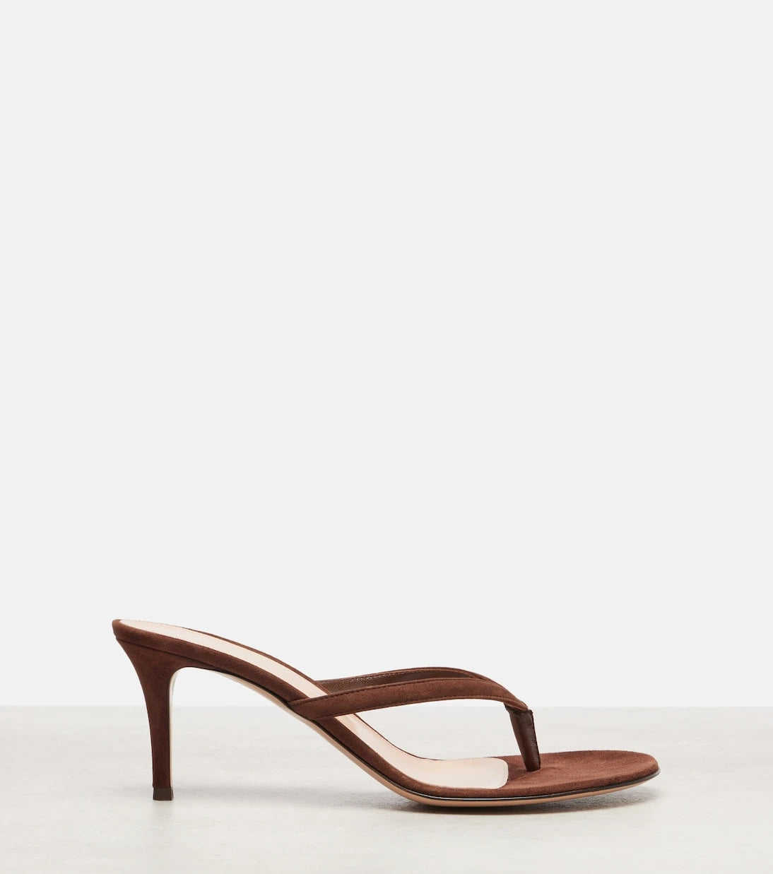 Gianvito Rossi - Suede thong sandals