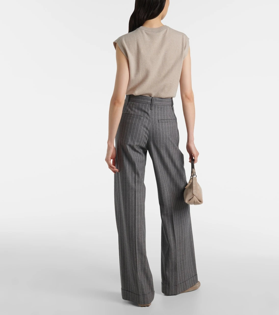 Brunello Cucinelli - Wide-leg virgin wool pants