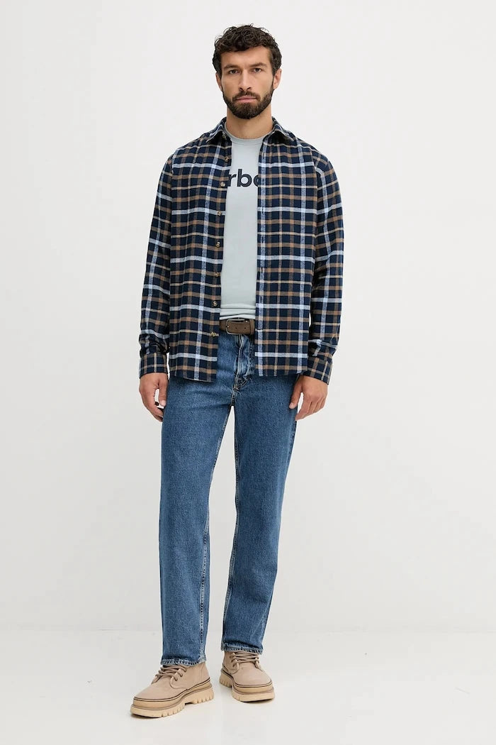 Памучна тениска Barbour ESSENTIALS