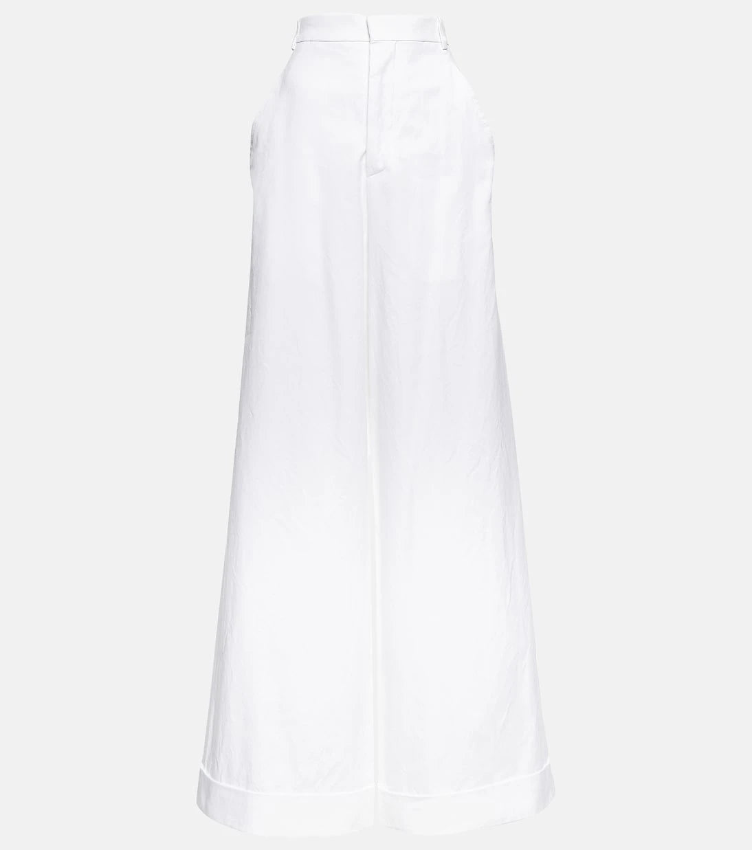 Ann Demeulemeester - بنطال Dorothee قماشي واسع الساقين من القطن