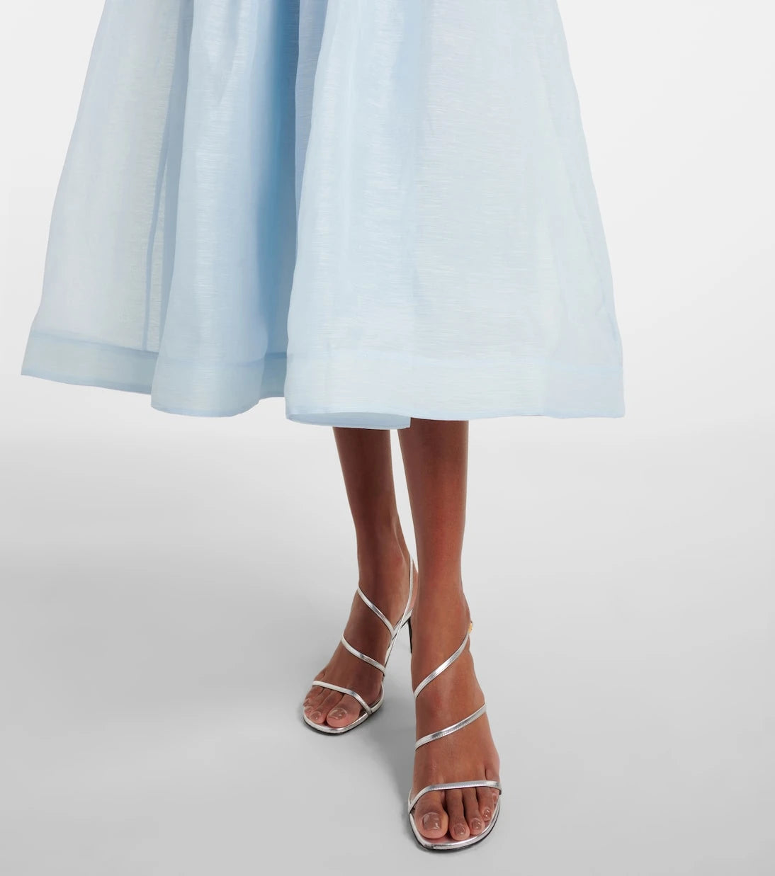Zimmermann - Dawning linen and silk midi dress