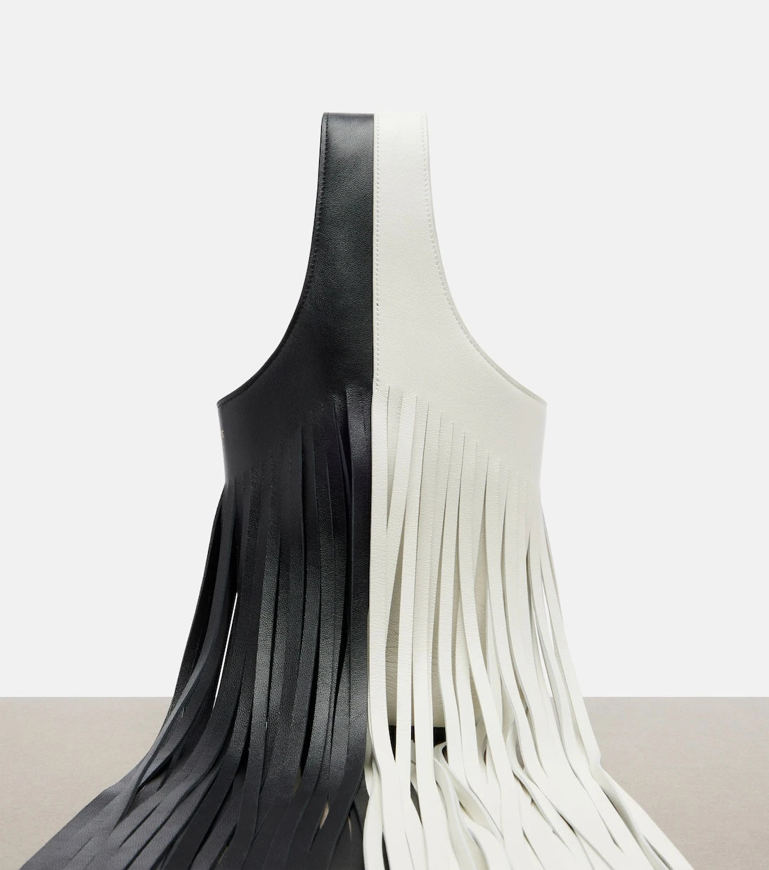 Khaite - Livia Small fringed leather tote bag