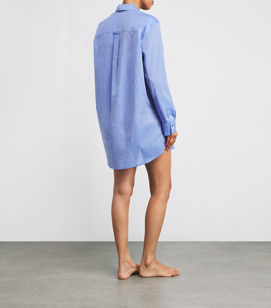Blue Cotton Nightshirt