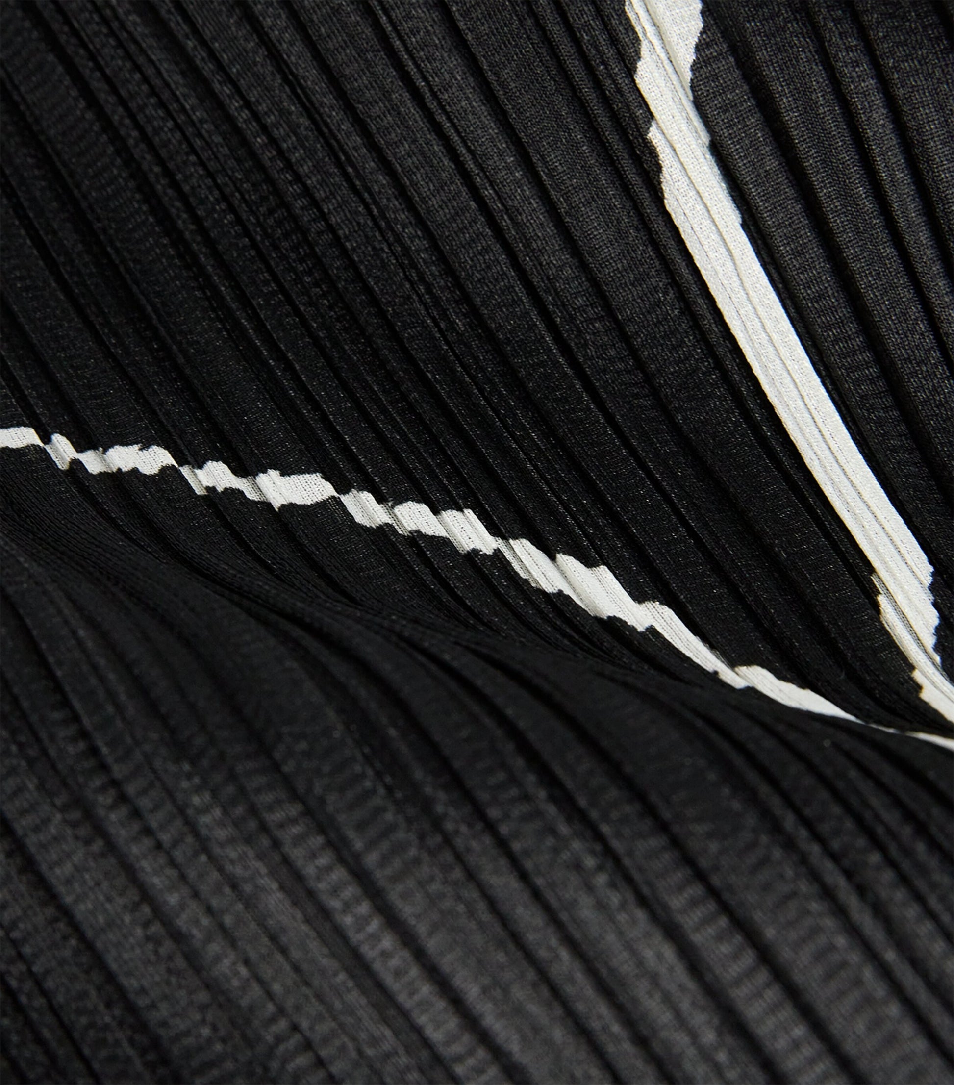 Printed Pause Trousers BLACK