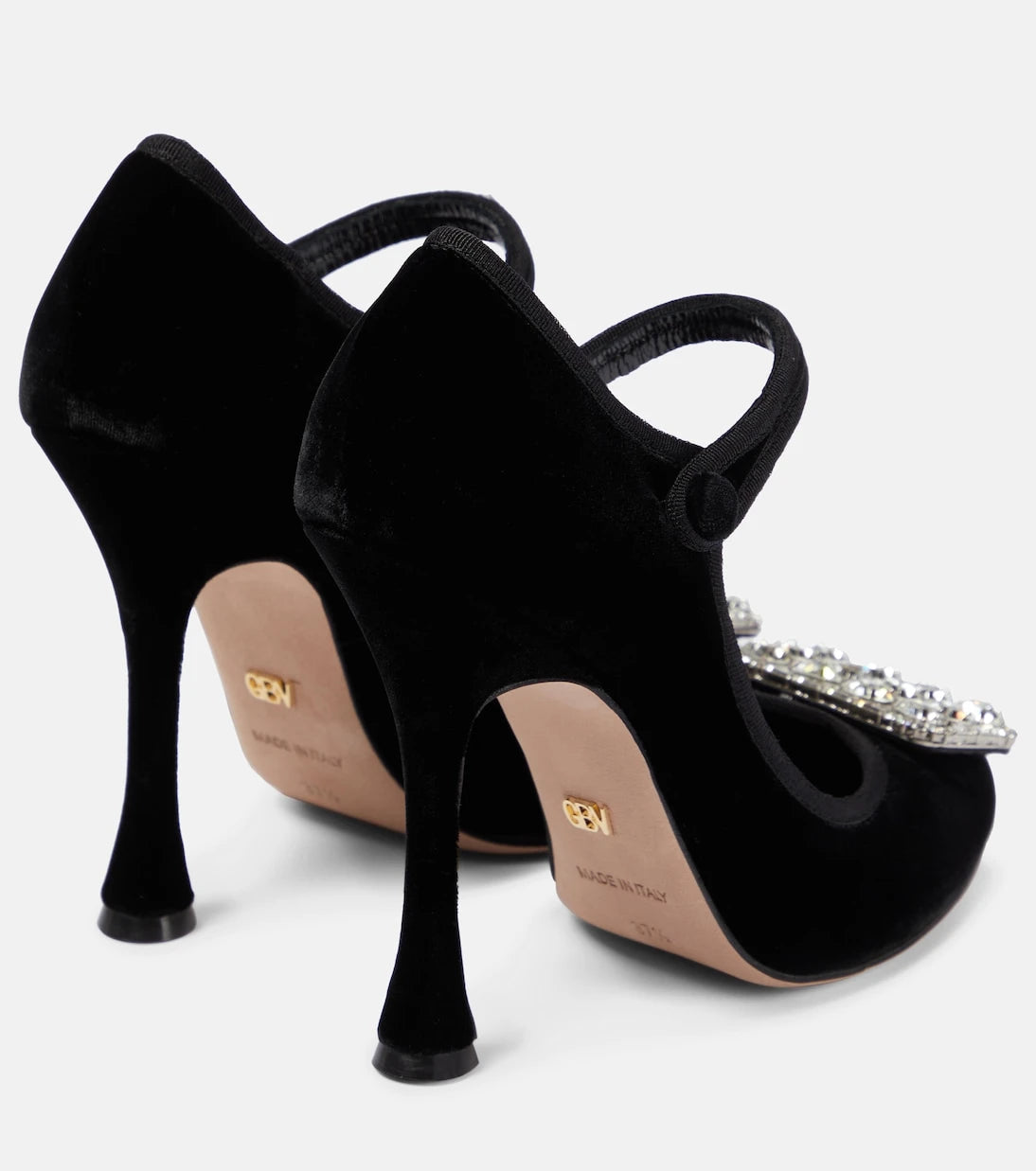 Giambattista Valli - Embellished velvet pumps