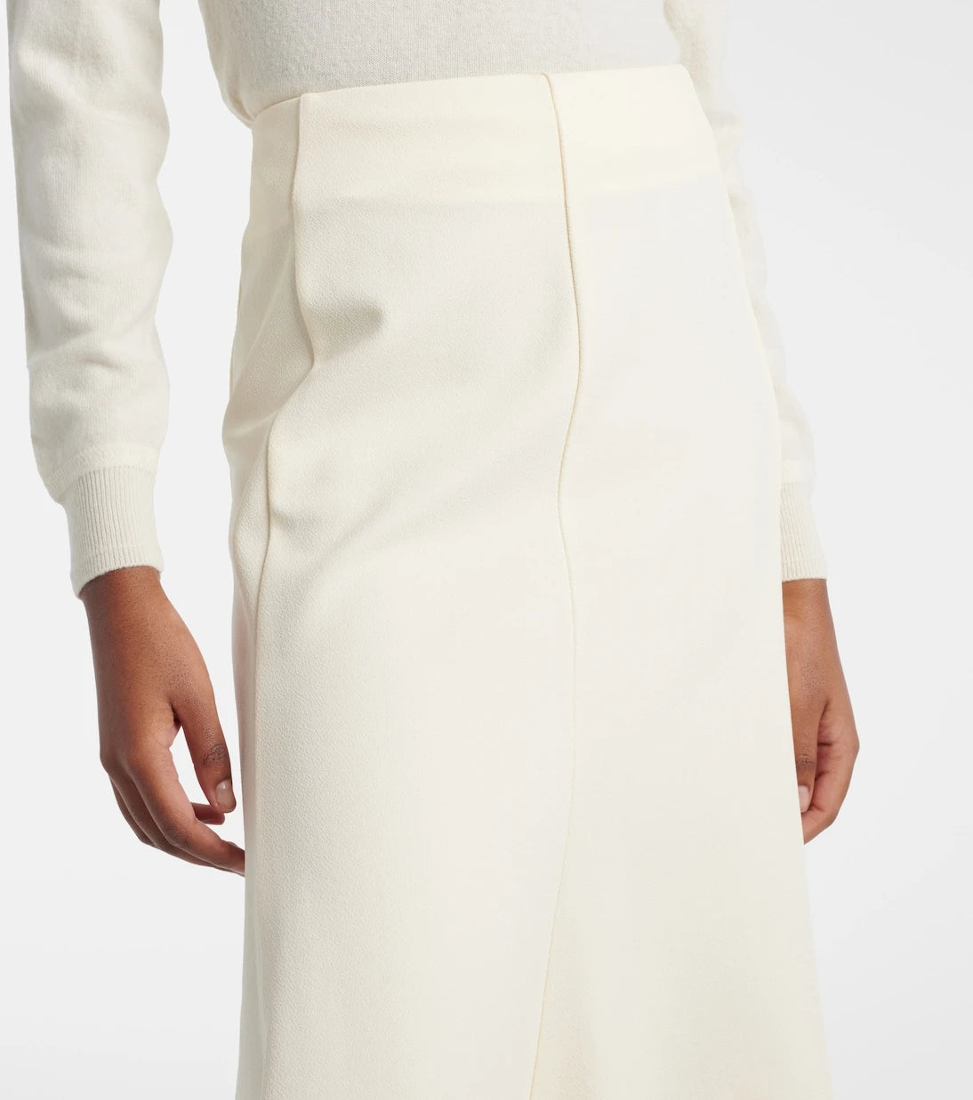 Jil Sander - High-rise midi skirt