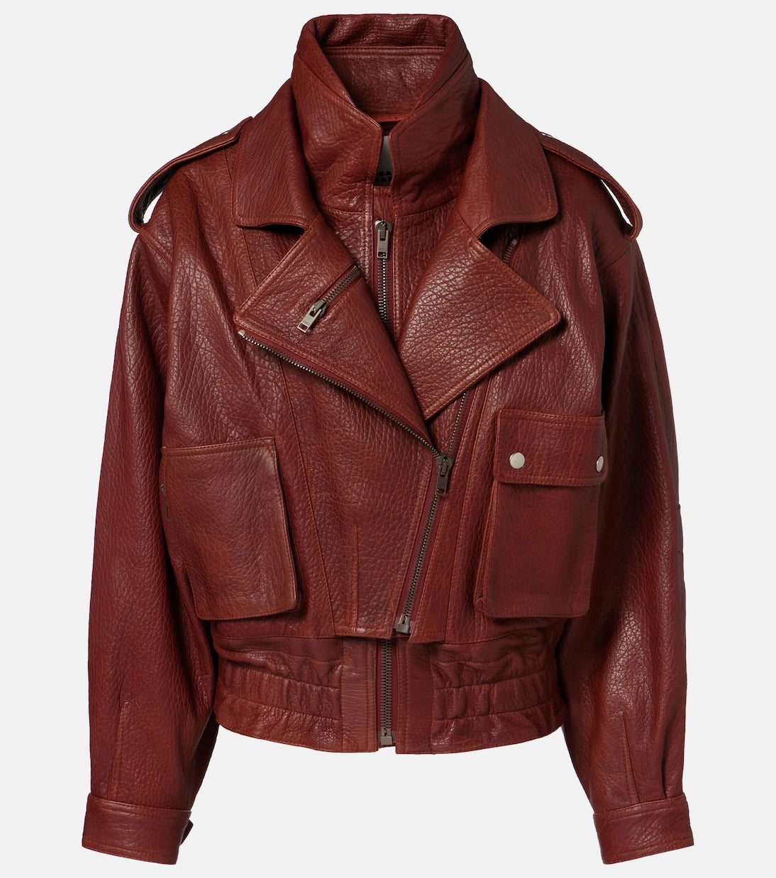 Isabel Marant - Aneli leather bomber jacket