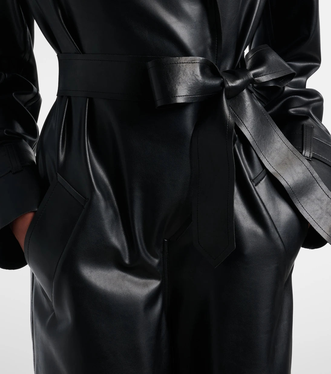 Norma Kamali - Belted jumpsuit