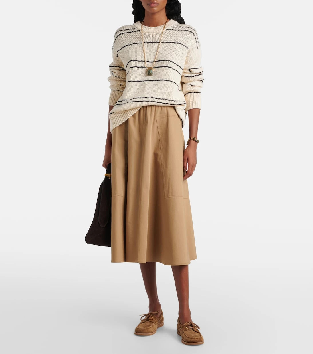 Vince - Striped wool-blend sweater