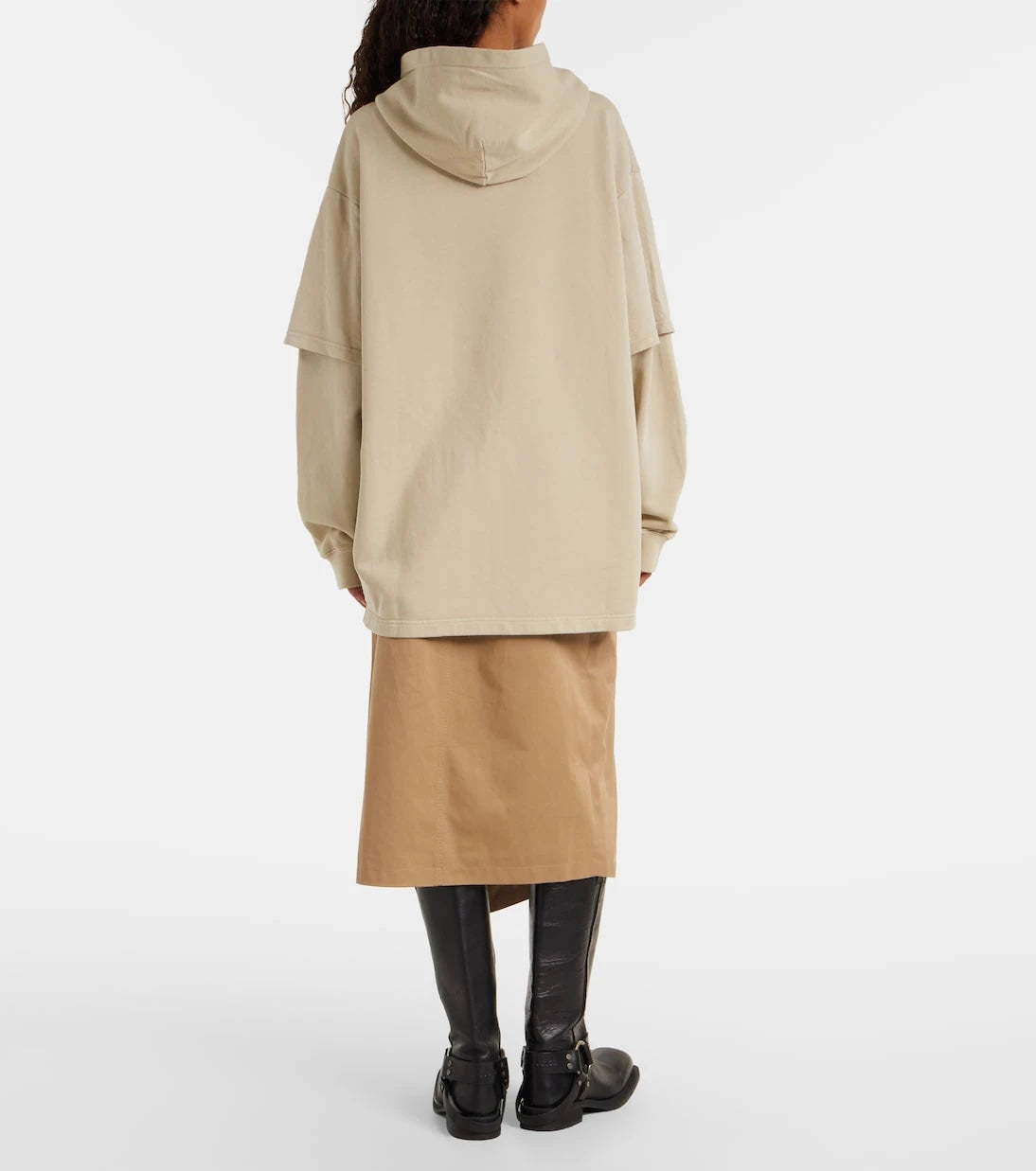 Acne Studios - Layered cotton sweatshirt