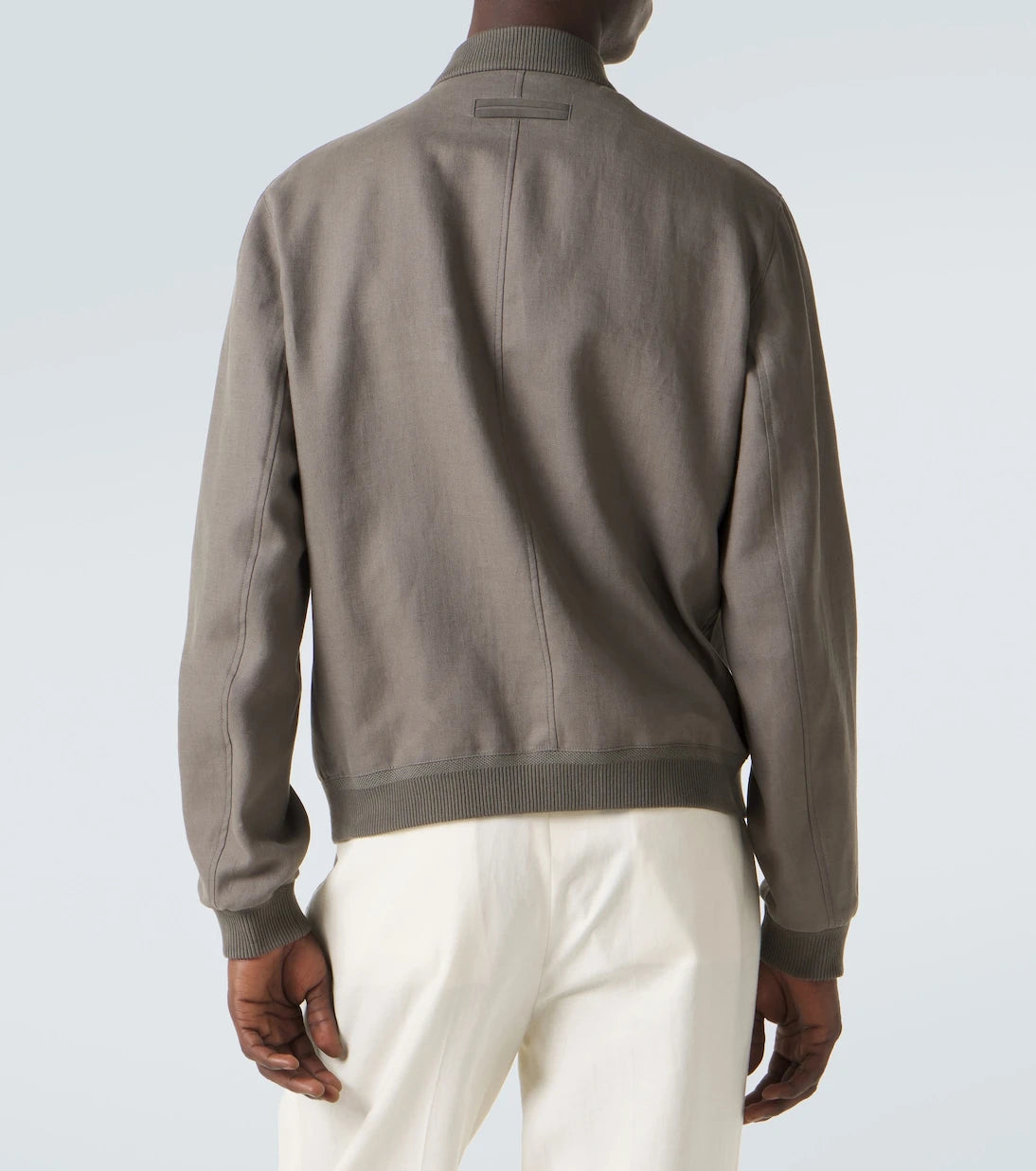 Zegna - Linen bomber jacket