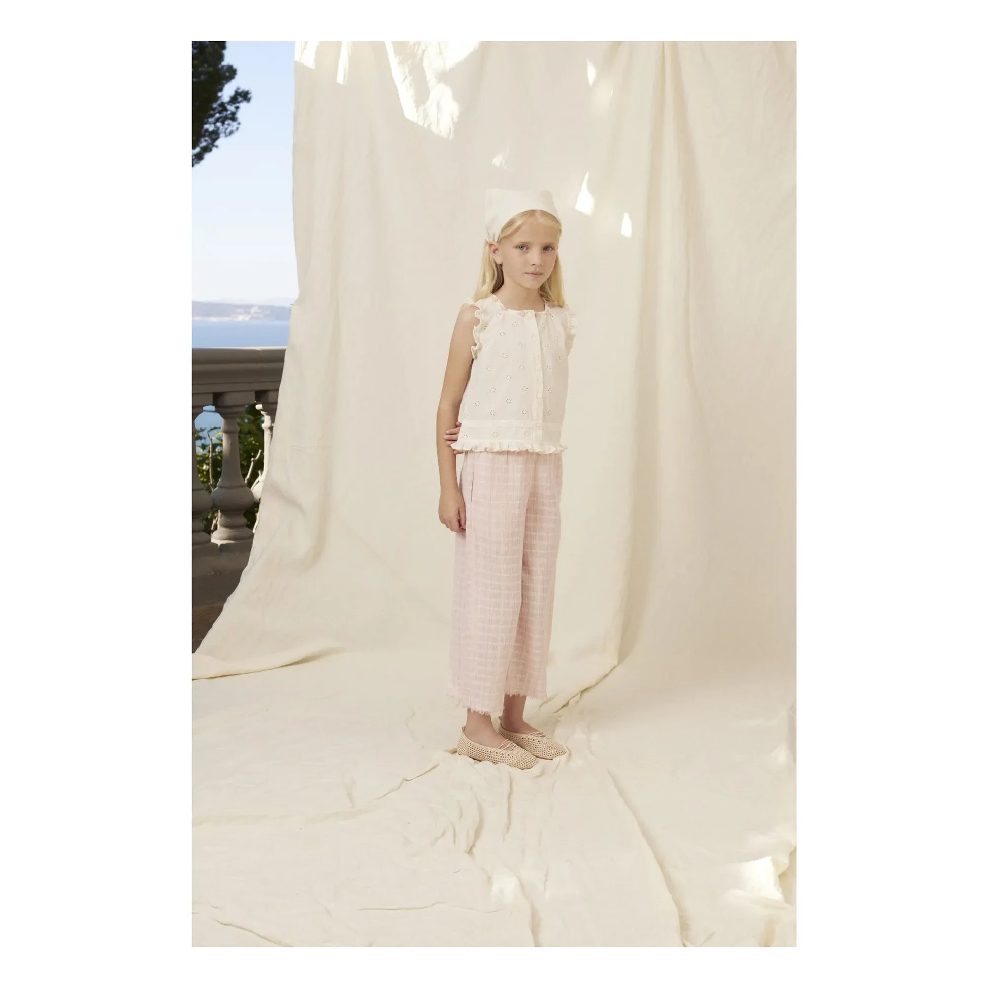 Bebe Organic - Emma Carreaux Pants | Pale Pink