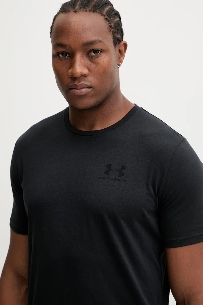 Under Armour erkek pamuklu antrenman tişörtü SPORTSTYLE LEFT CHEST